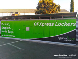 Gardenland Lockers, completed by SuperGraphics.