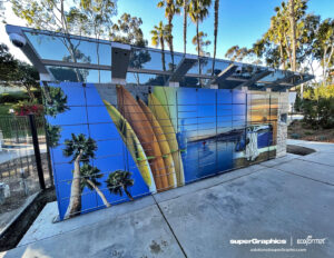 La Jolla Full Locker Wrap, completed by SuperGraphics.