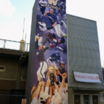 UW Softball building Banner