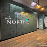 12 North Cardinal Group Locker Wrap, completed by SuperGraphics.