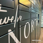12 North Cardinal Group Locker Wrap, completed by SuperGraphics.