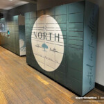 12 North Cardinal Group Locker Wrap, completed by SuperGraphics.