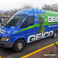 Geico Van Wrap, completed by SuperGraphics.