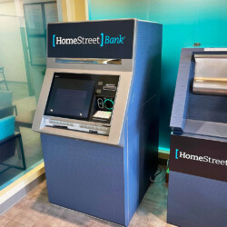 HomeStreet Bank ATM wrap, completed by SuperGraphics.