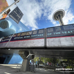 Kraken Monorail Wrap, completed by SuperGraphics.
