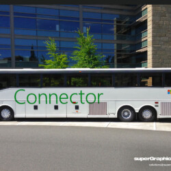 Microsoft Connector Bus Wrap, completed by SuperGraphics.