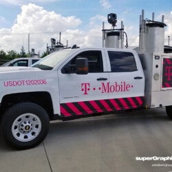 T-Mobile Disaster Recovery Fleet Wrap, completed by SuperGraphics.