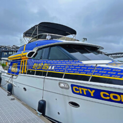Seattle Mariners Boat Wrap Seattle Mariners Boat Wrap