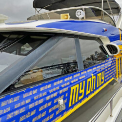 Seattle Mariners Boat Wrap Seattle Mariners Boat Wrap