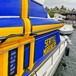 Seattle Mariners Boat Wrap Seattle Mariners Boat Wrap