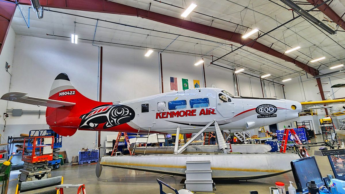 Kenmore Air EQC Tribal Plane Vinyl Wrap