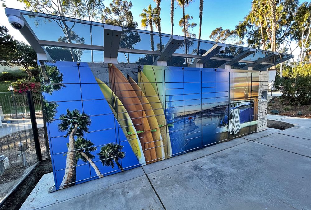 La Jolla Full Locker Wrap, completed by SuperGraphics.