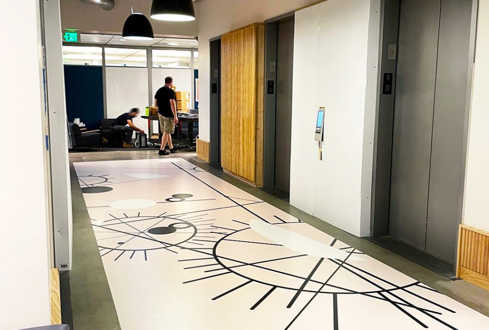 Office Floor Graphics